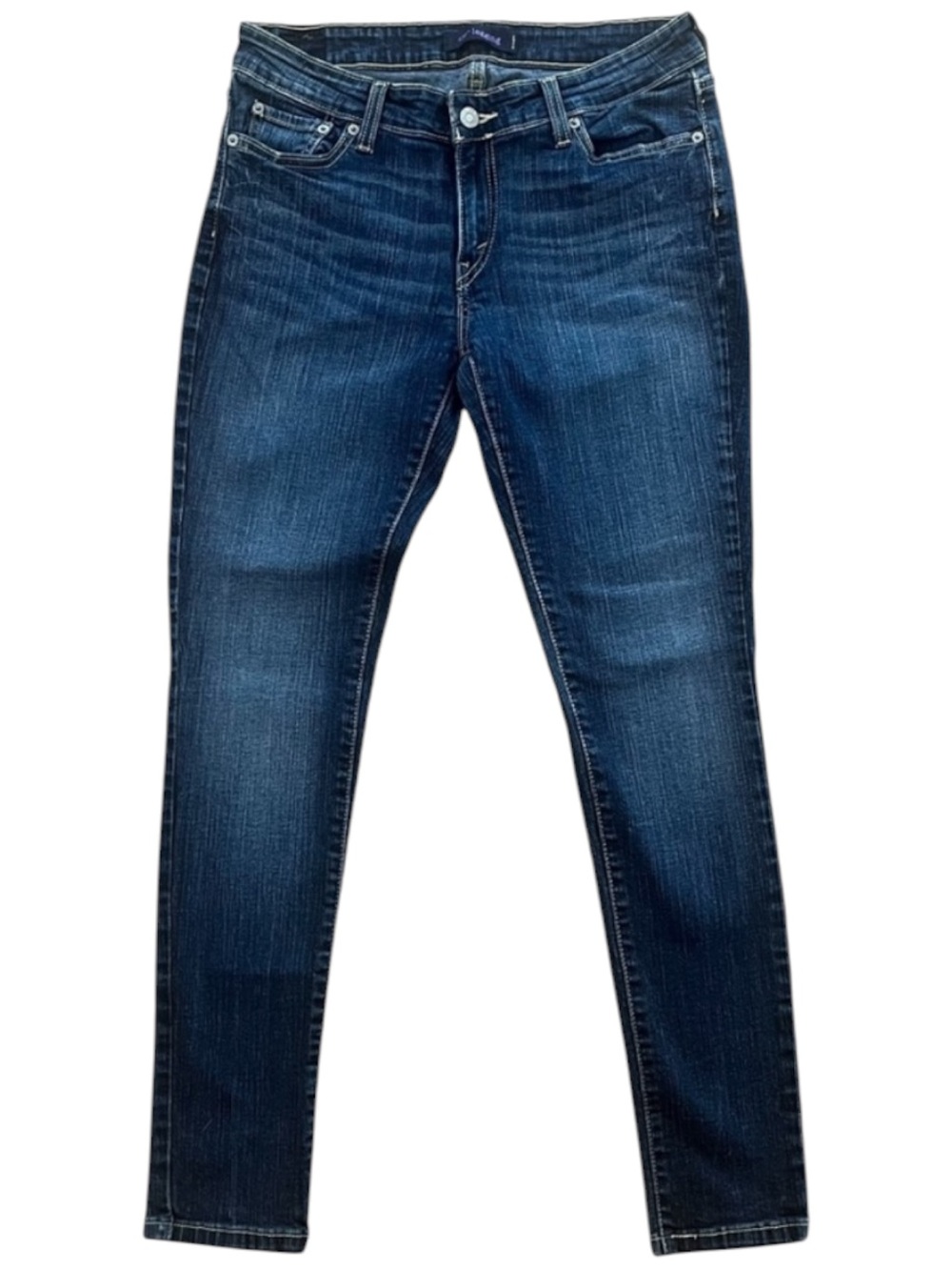 Levi’s 535 Skinny Jeans Juniors 11 Dark Wash Stretch Denim